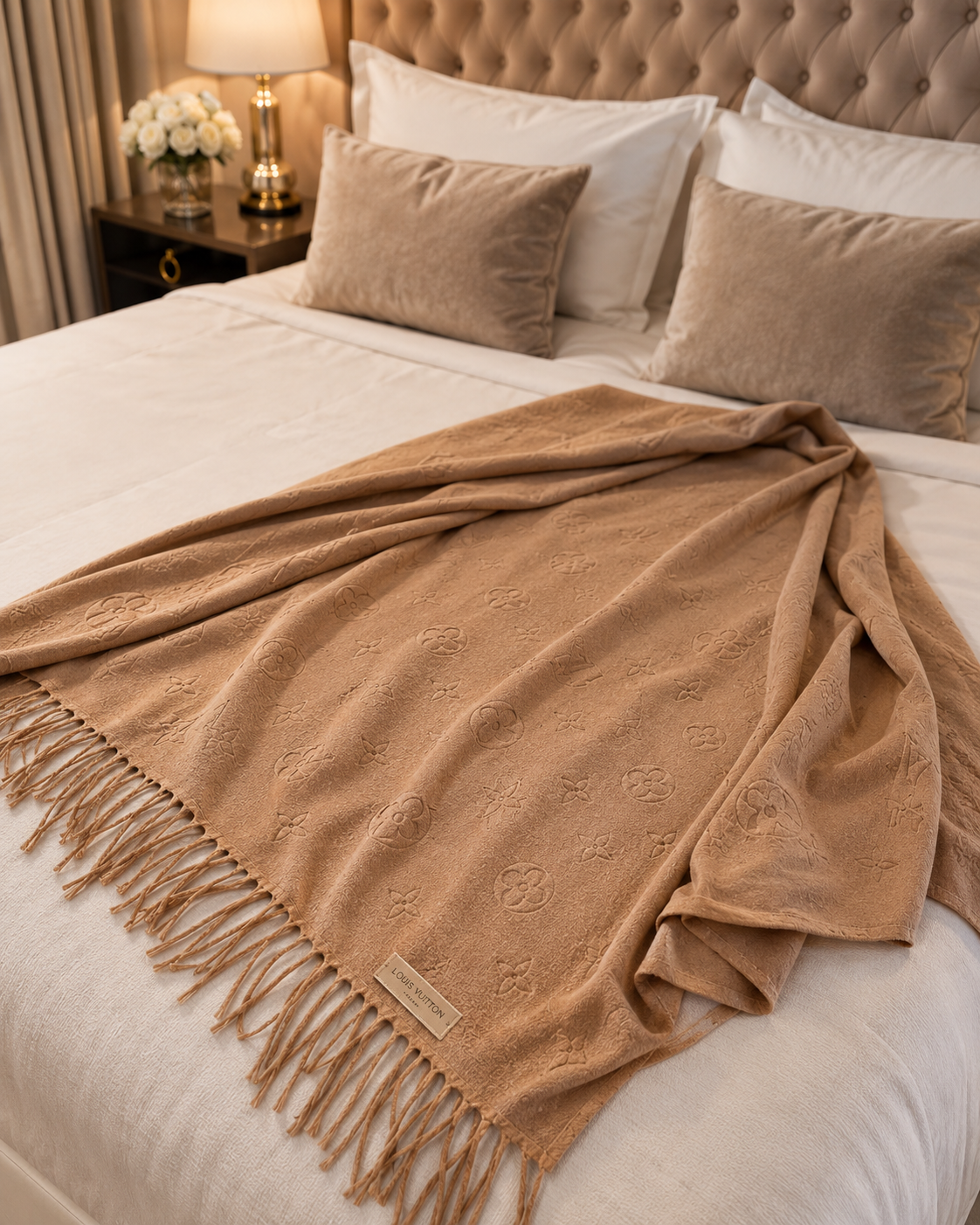 Pashmina Bege Premium 230g | Maciez, Conforto e Elegância para Dias Frios